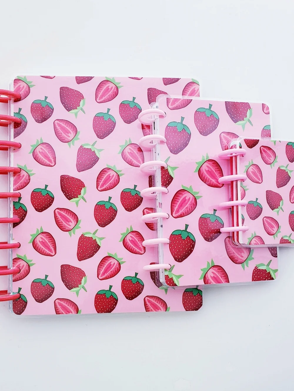Strawberry Sweet Berries Pink Girly Planner HP Classic Size Cover Set